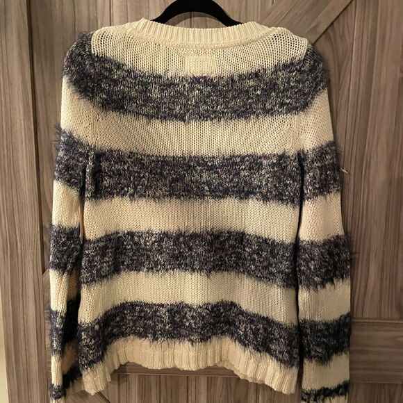 Tabitha eyelash striped sweater - Picture 4 of 5